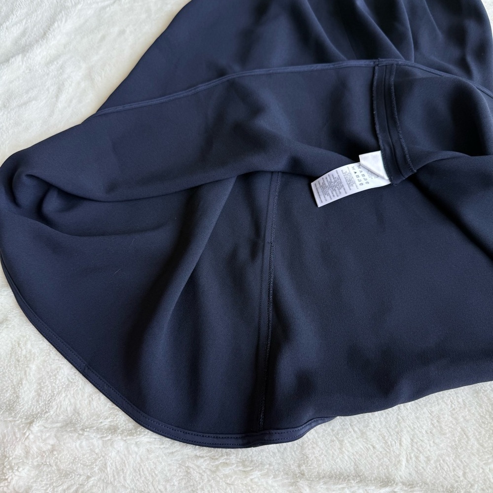 Victoria Beckham Crepe Dolman Sleeve Cut Out Navy Blue Midi Dress S (4) - Picture 10 of 13